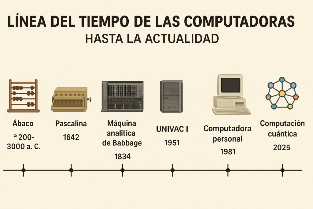 línea del tiempo de las computadoras